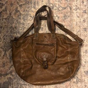 Jerome Dreyfuss Billy Leather taupe bag